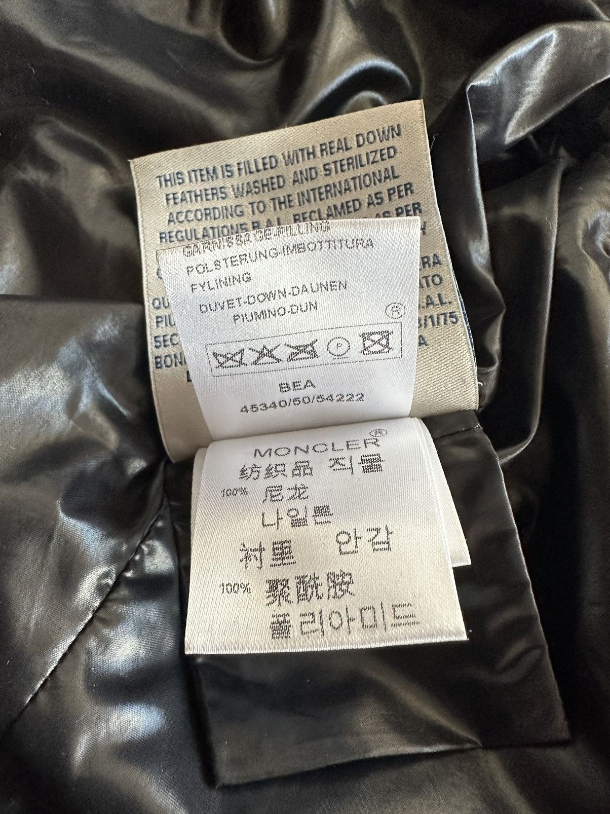Moncler × Vintage Moncler jacket Black Luxury Size S / US 4 / IT 40 - 13 Thumbnail