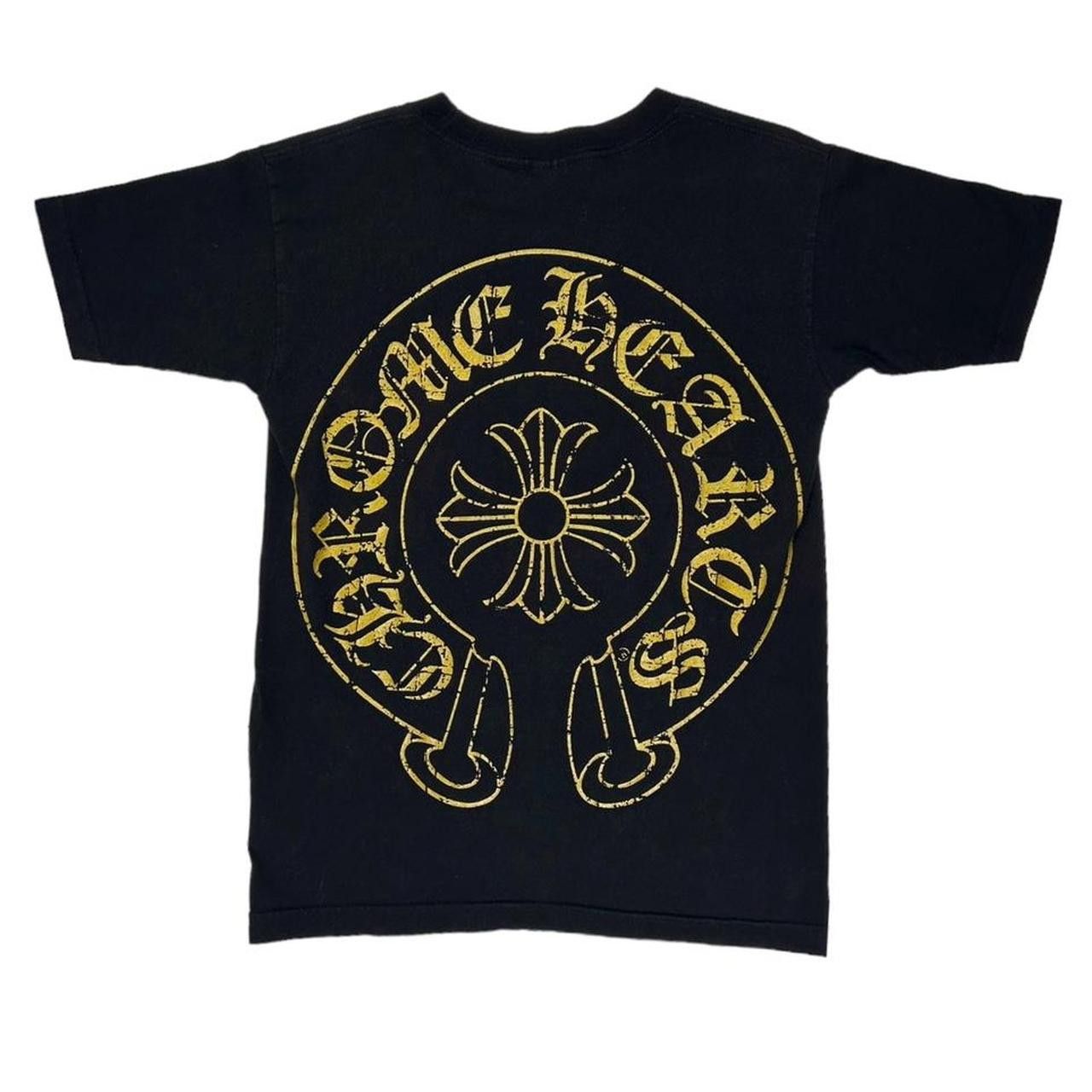 image of Chrome Hearts Horse Shoe Tee in Black Ex, Men's (Size Small)