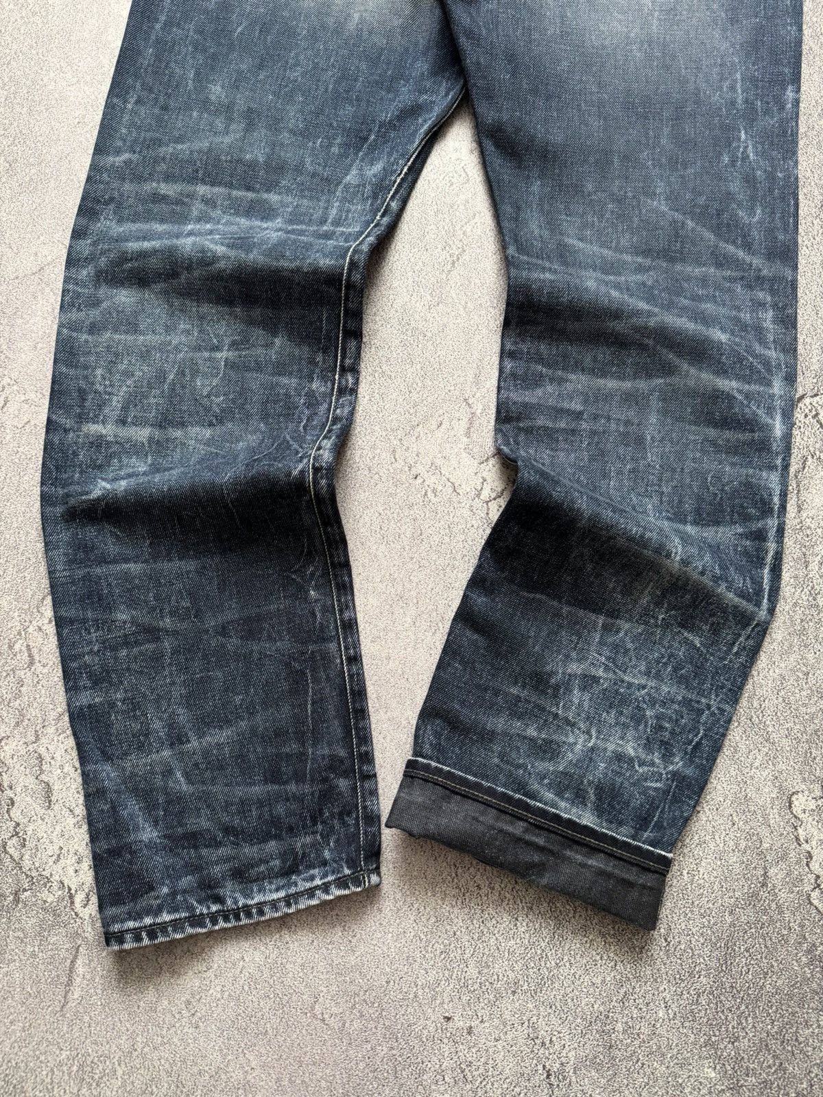 G-Star G star raw 30/32 3301 tapered washed denim pant trouser jean Size US 32 / EU 48 - 3 Thumbnail