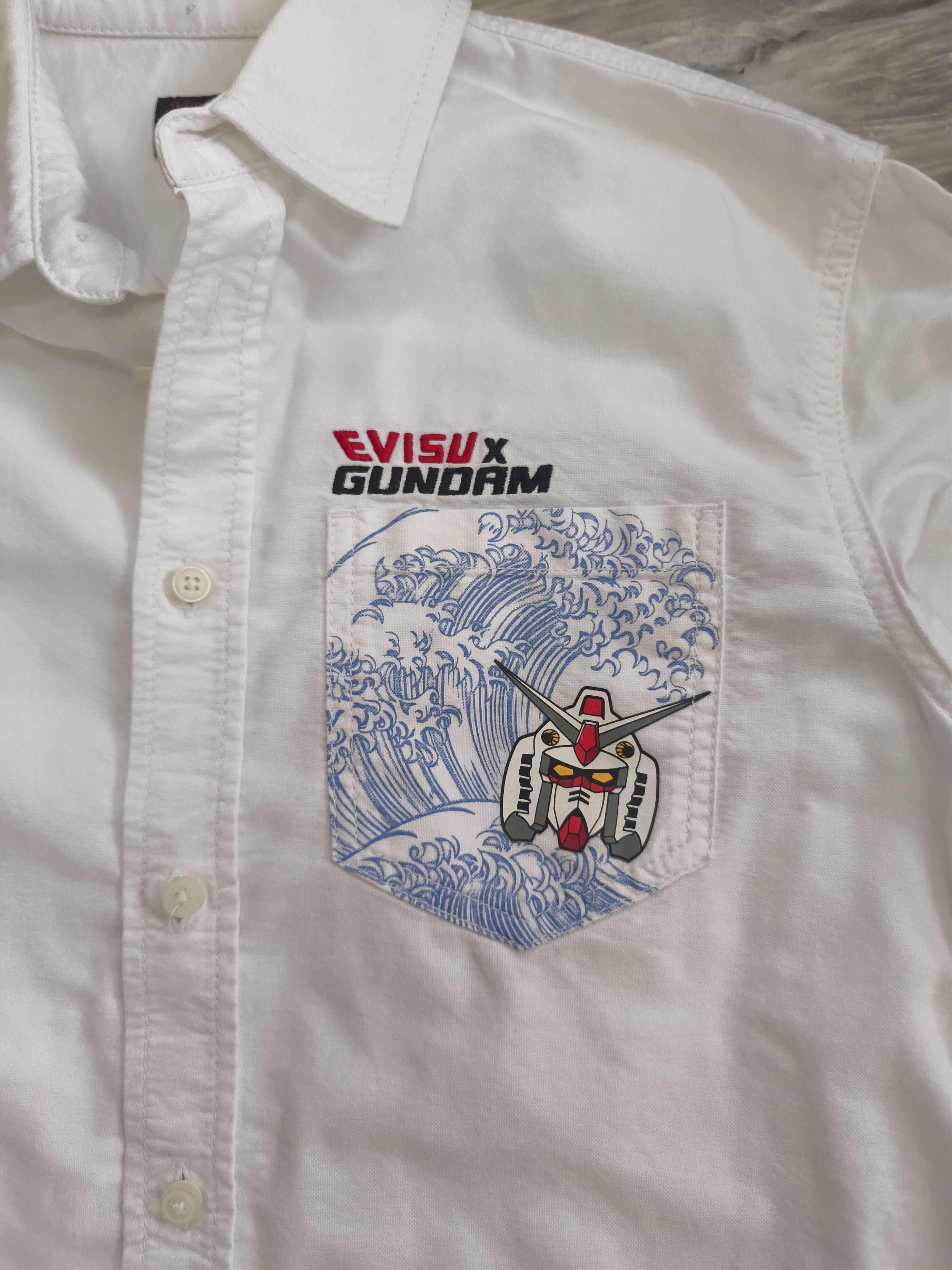 Evisu Evisu x Gundam Seagull-inserted RX-78-2 GUNDAM Printed Shirt Size US M / EU 48-50 / 2 - 4 Thumbnail