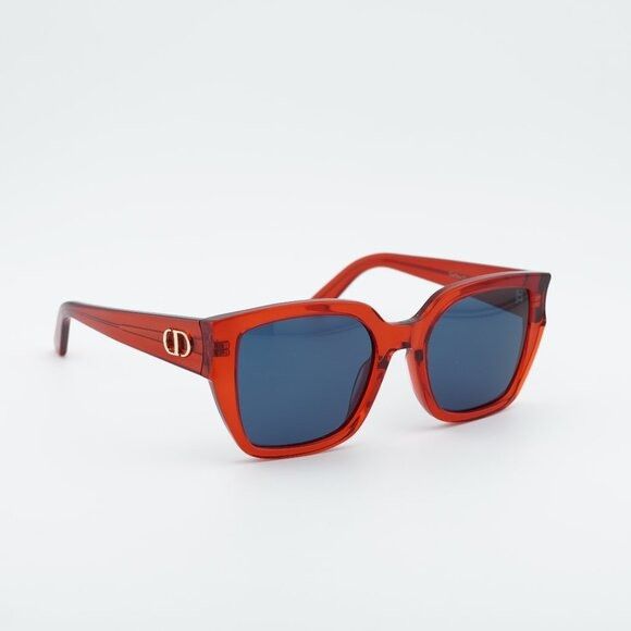 Dior Dior DIORGLOW S1I 35B0 Sunglasses Red Square Frame Size ONE SIZE - 1 Thumbnail