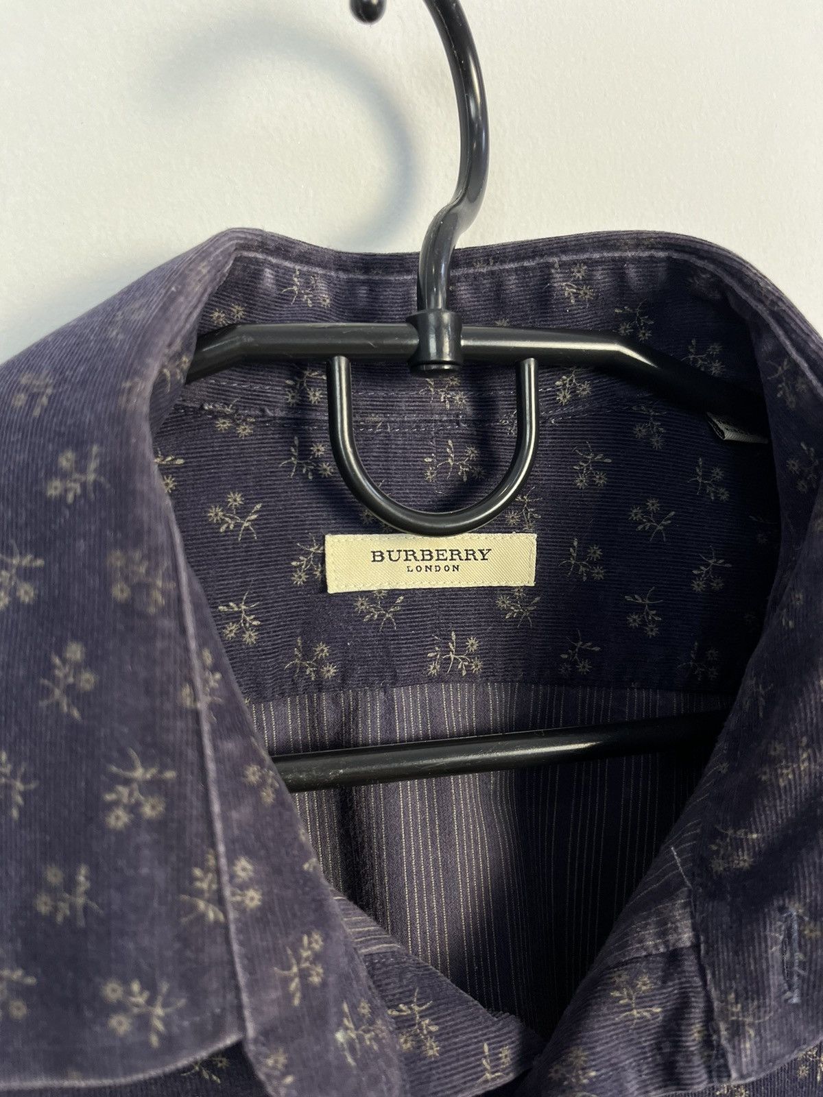 Burberry Burberry London Floral Cotton Long Sleeve Shirt Made in UK Size US L / EU 52-54 / 3 - 8 Thumbnail
