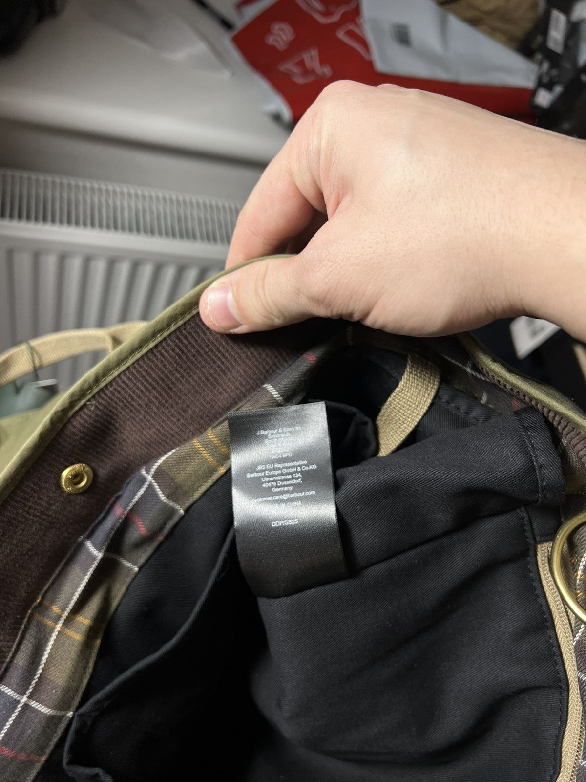 Barbour NWT Barbour Transport 3‑Way Tote/Backpack Bag – Olive Green Size ONE SIZE - 20 Thumbnail