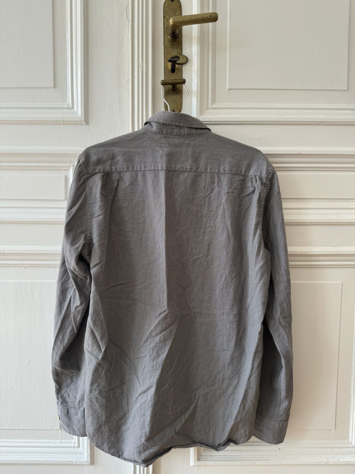 Our Legacy Our Legacy Gray Textured Shirt Size US S / EU 44-46 / 1 - 6 Thumbnail