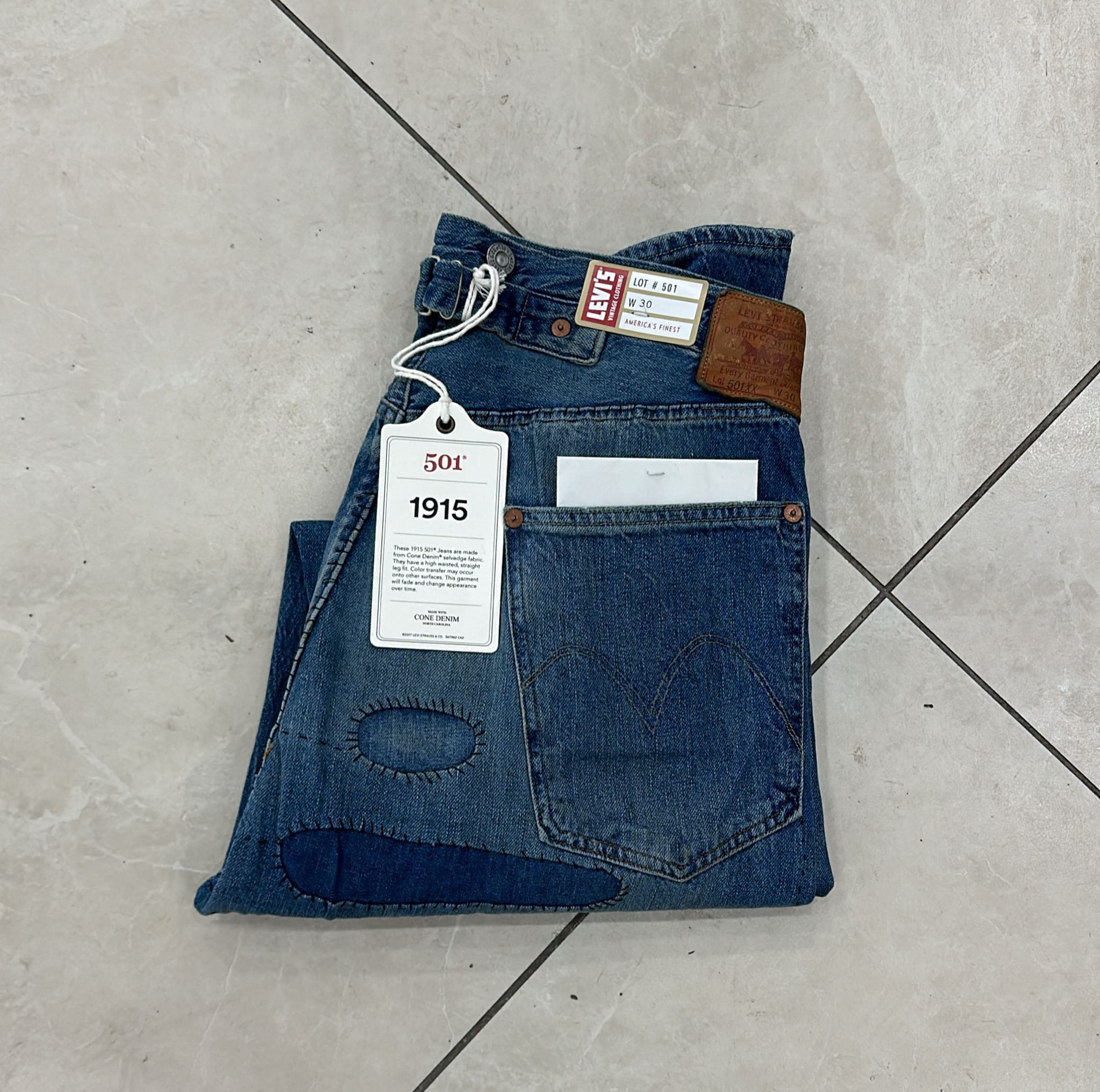 Levi's Vintage Clothing LVC Levi's Vintage Clothing 1915 501XX BigE Selvedge Jeans Size US 30 / EU 46 - 1 Thumbnail