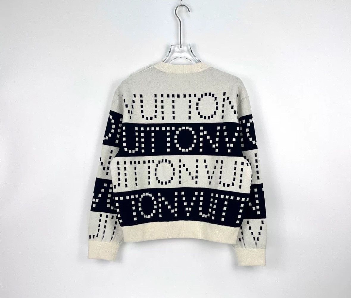Louis Vuitton Louis Vuitton Black and white wide sheep wool sweater Size US M / EU 48-50 / 2 - 4 Thumbnail