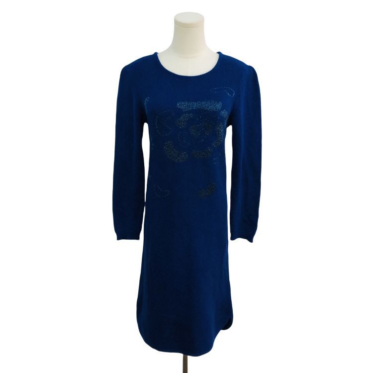 Dior Christian Dior Metallic Knit Midi Dress Size M Size M / US 6-8 / IT 42-44 - 1 Thumbnail