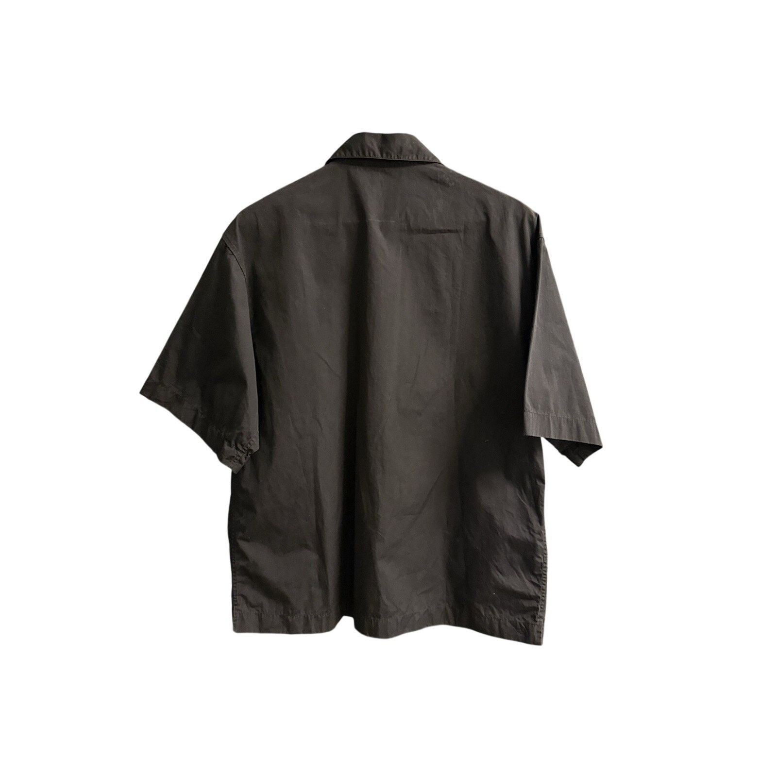 Prada PRADA Re-Nylon Black Short Sleeve Shirt Triangle Logo 42 Size US L / EU 52-54 / 3 - 3 Thumbnail