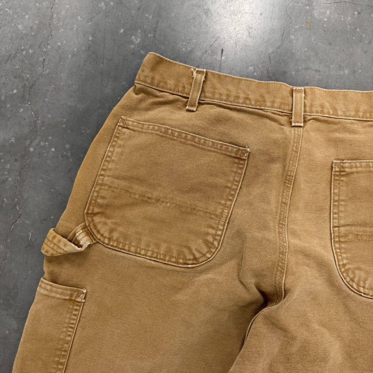 Carhartt × Carhartt Wip × Vintage Vintage Y2K Carhartt Faded Distressed Carpenter Pants Size US 32 / EU 48 - 4 Thumbnail