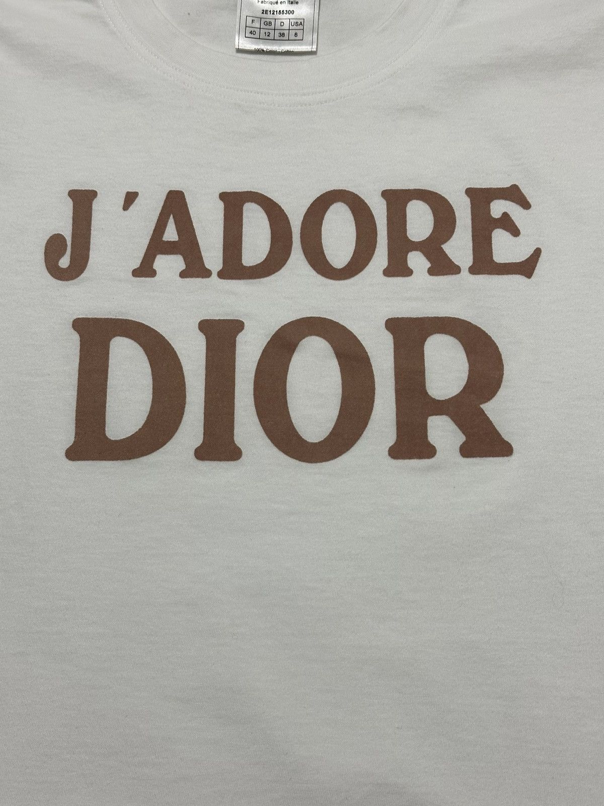 Dior CHRISTIAN DIOR Spring Summer 2002 "J'ADORE DIOR" Tank Top Size M / US 6-8 / IT 42-44 - 3 Thumbnail