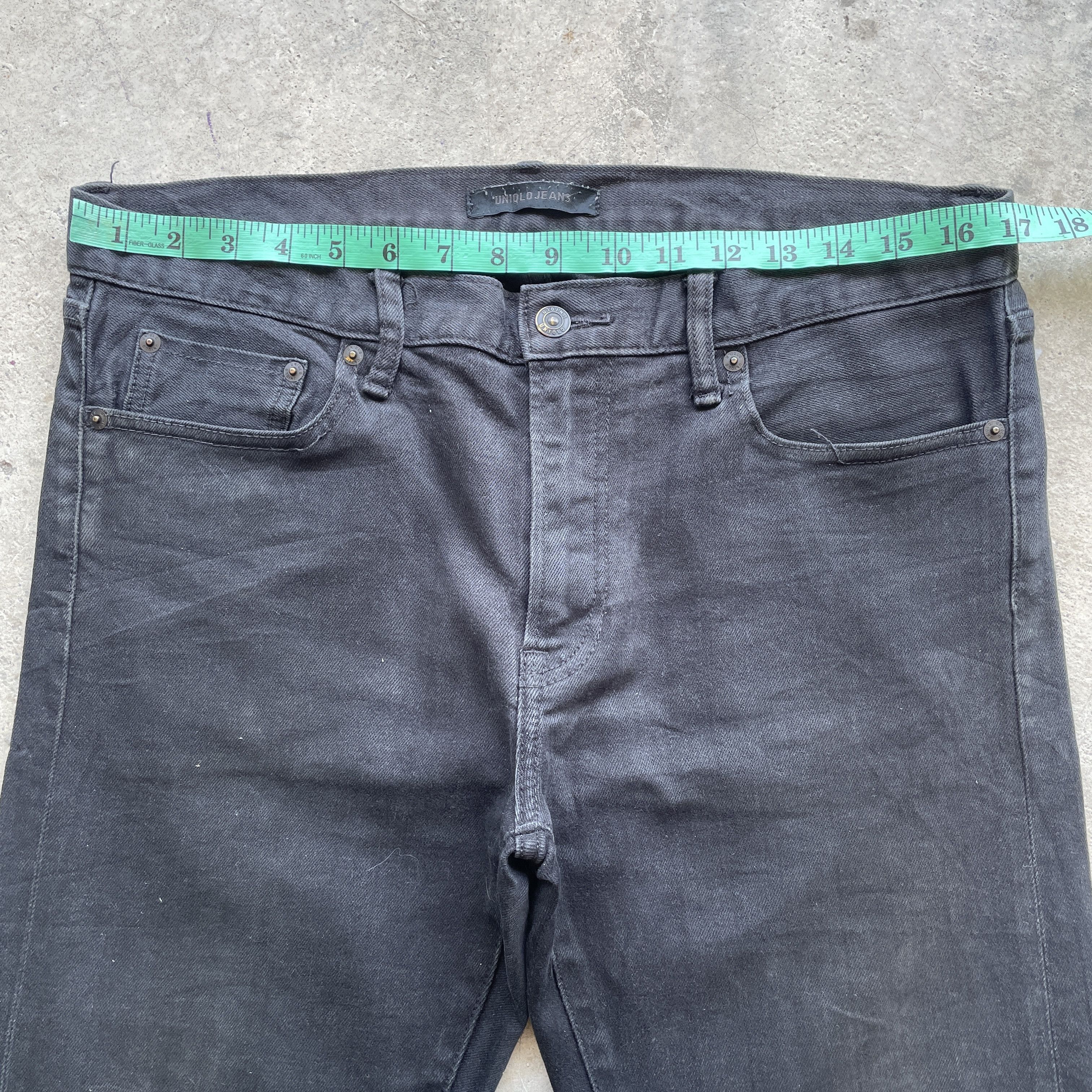 Japanese Brand Vintage Japanese Black Skinny Jeans Distressed Denim Pants Size US 34 / EU 50 - 3 Thumbnail