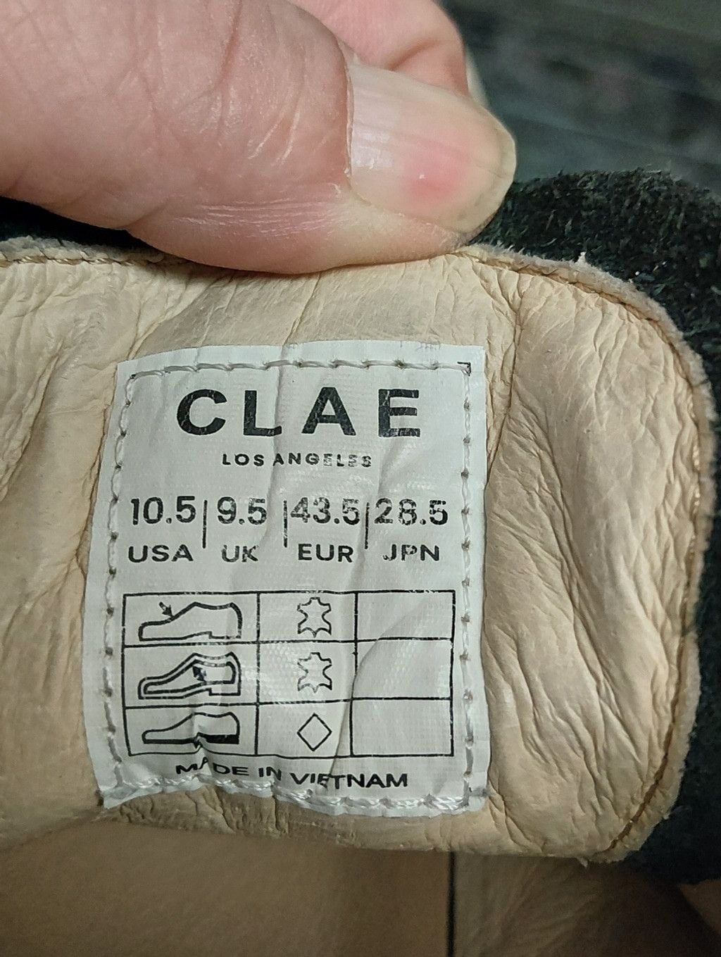 CLAE Clae Black Leather Chukka Boots with Cream Sole Size US 10.5 / EU 43-44 - 10 Thumbnail