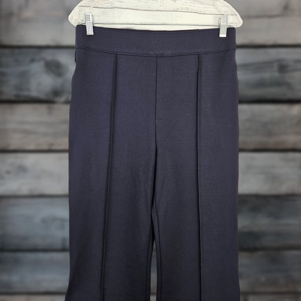 Spanx VINTAGE Spanx Womens PerfectFit Ponte Flare Pants Sz Large Blue High Rise Pull On Size 36" / US 14 / IT 50 - 1 Thumbnail