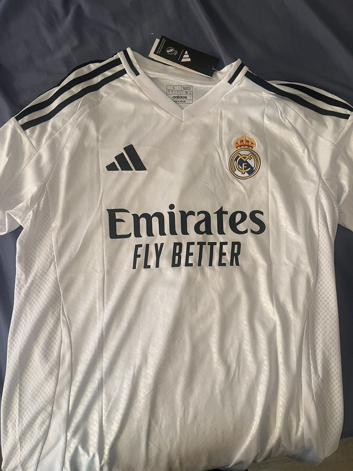 Adidas Mbappe Real Madrid Jersey 24/25 Size US L / EU 52-54 / 3 - 2 Thumbnail