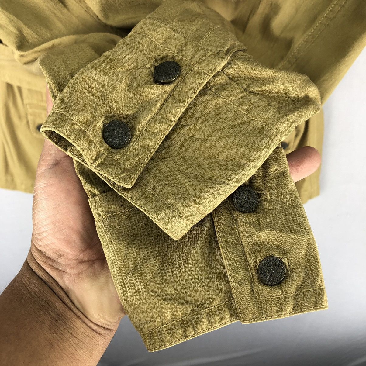 J.Crew Vintage Y2K J.Crew Women Jacket Herringbone Twill Size XS / US 0-2 / IT 36-38 - 12 Thumbnail