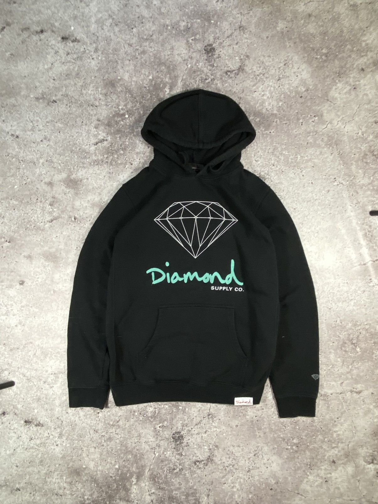 RARE sale Diamond Supply Co Dealer L Large Pullover Hoodie Rocks for Sale