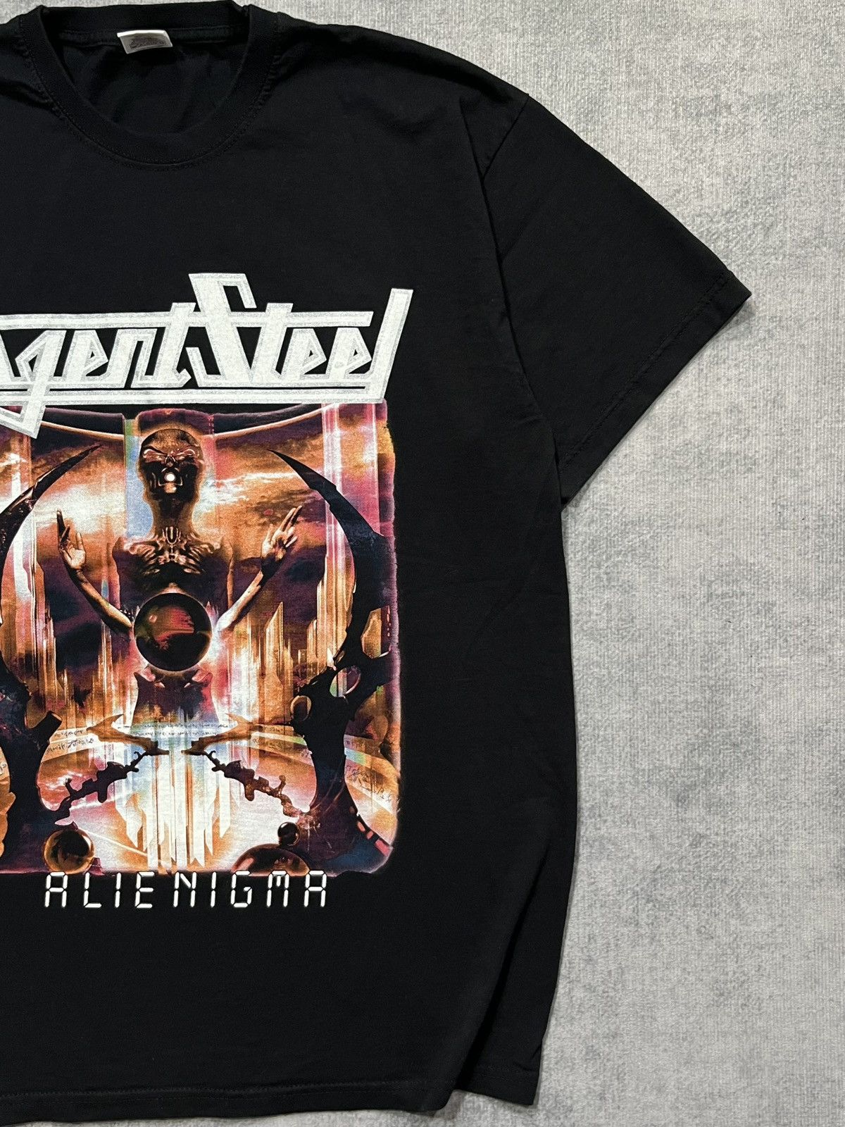Metallica × Vintage Agent Steel Alienigma 2007 tour vintage rare retro rock Size US L / EU 52-54 / 3 - 3 Thumbnail