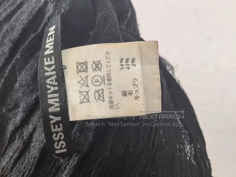 Issey Miyake Issey Miyake Black Pleated Scarf Size ONE SIZE - 6 Thumbnail