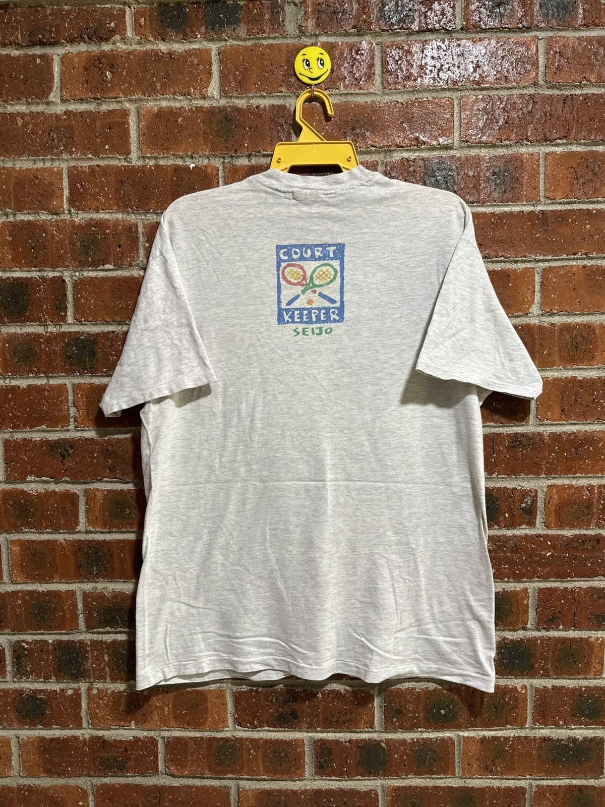 Vintage Vintage Court Keeper Seijo Faded Tee Size US L / EU 52-54 / 3 - 7 Thumbnail