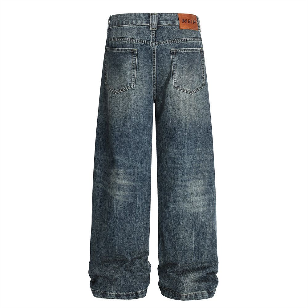 Japanese Brand × Vintage American retro casual straight washed distressed jeans Size US 32 / EU 48 - 3 Thumbnail