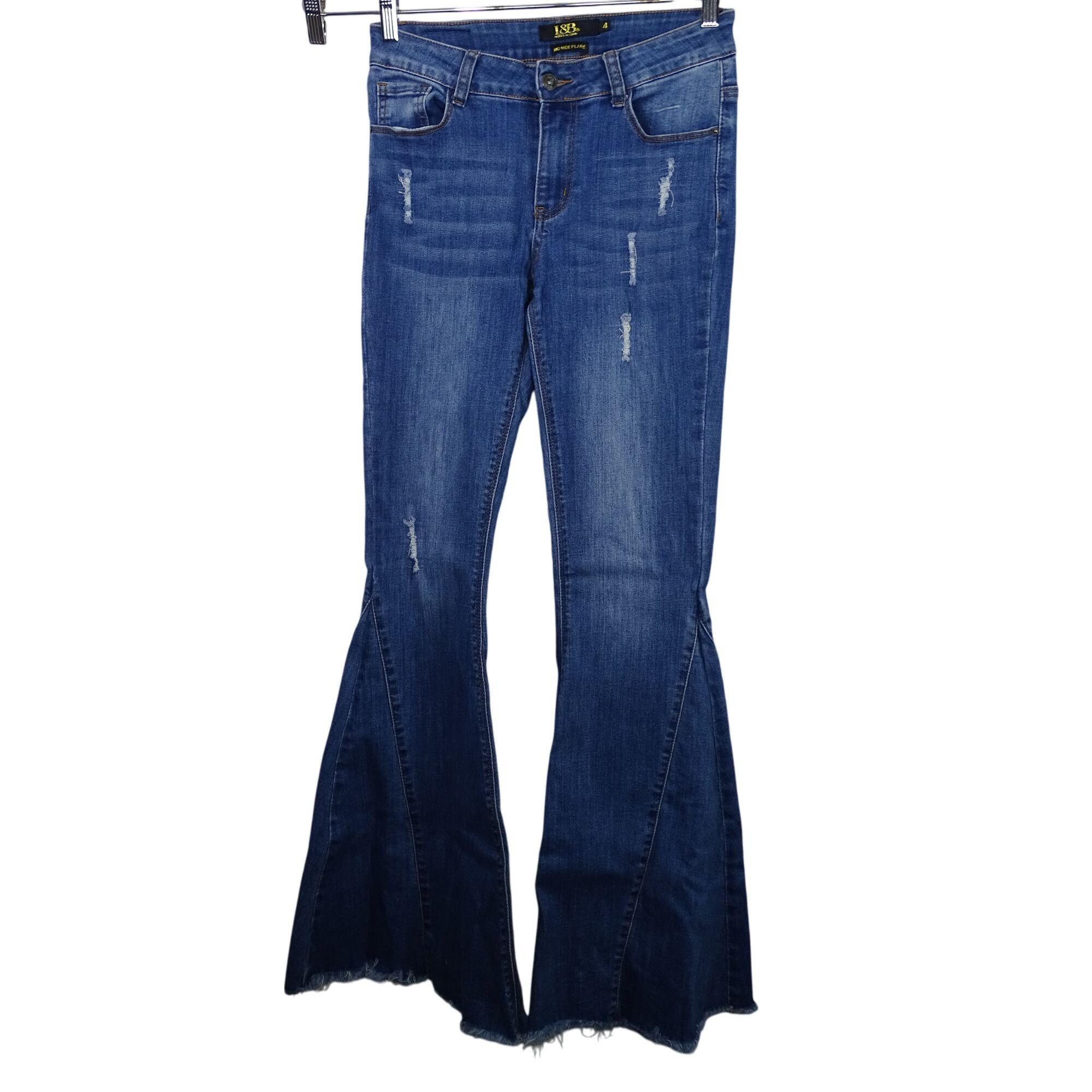 Other L&B Lucky Blessed Mid Rise Flare Jeans Size 4 Distressed Size 27" / US 4 / IT 40 - 1 Thumbnail