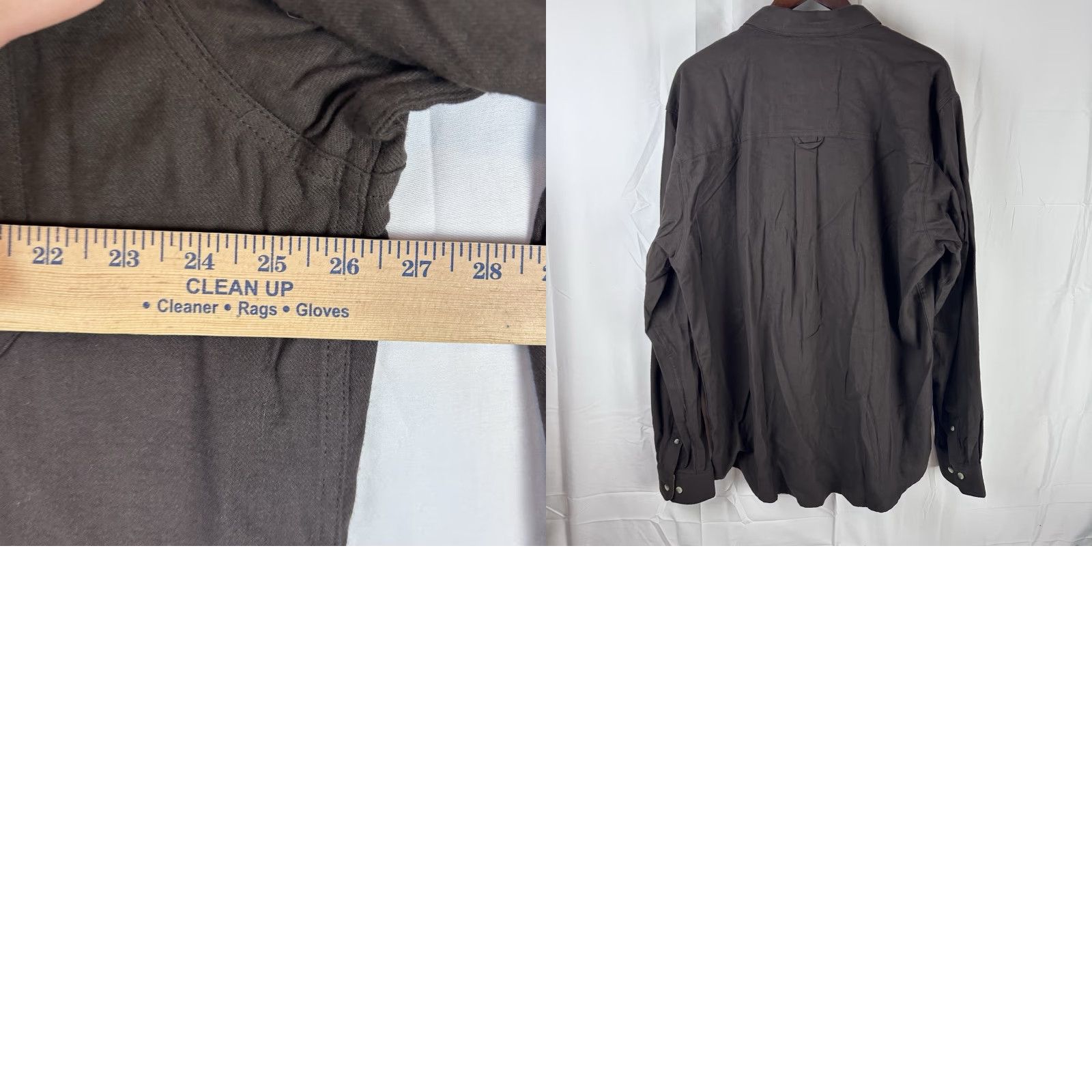 Vintage CQR Men's Flannel Shirt XL Brown Cotton Button-Up Casual Workwear Party Shirt Size US XL / EU 56 / 4 - 9 Thumbnail
