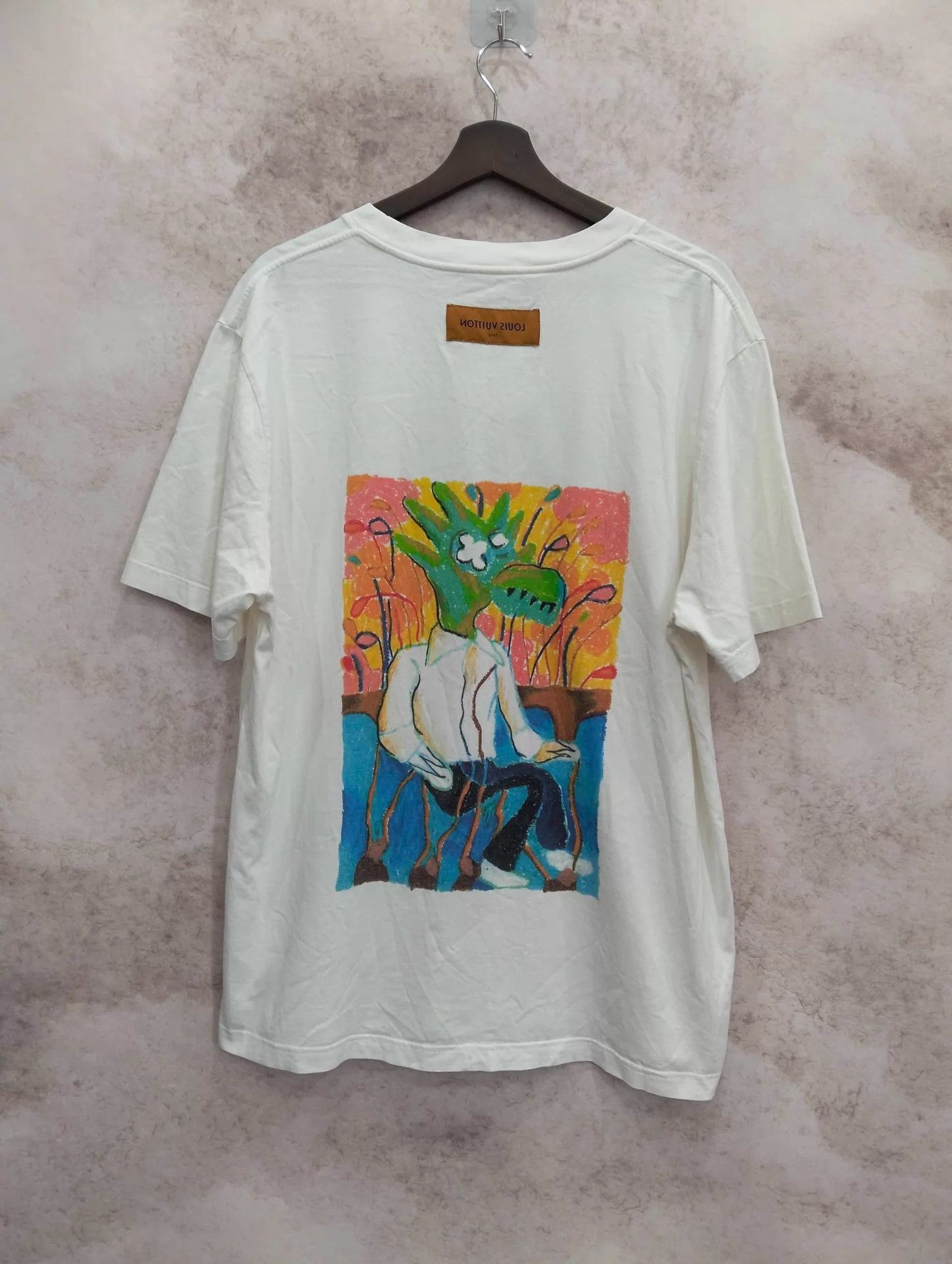 Louis Vuitton Louis Vuitton Little Dragon graffiti short sleeve tee L Size US L / EU 52-54 / 3 - 2 Thumbnail