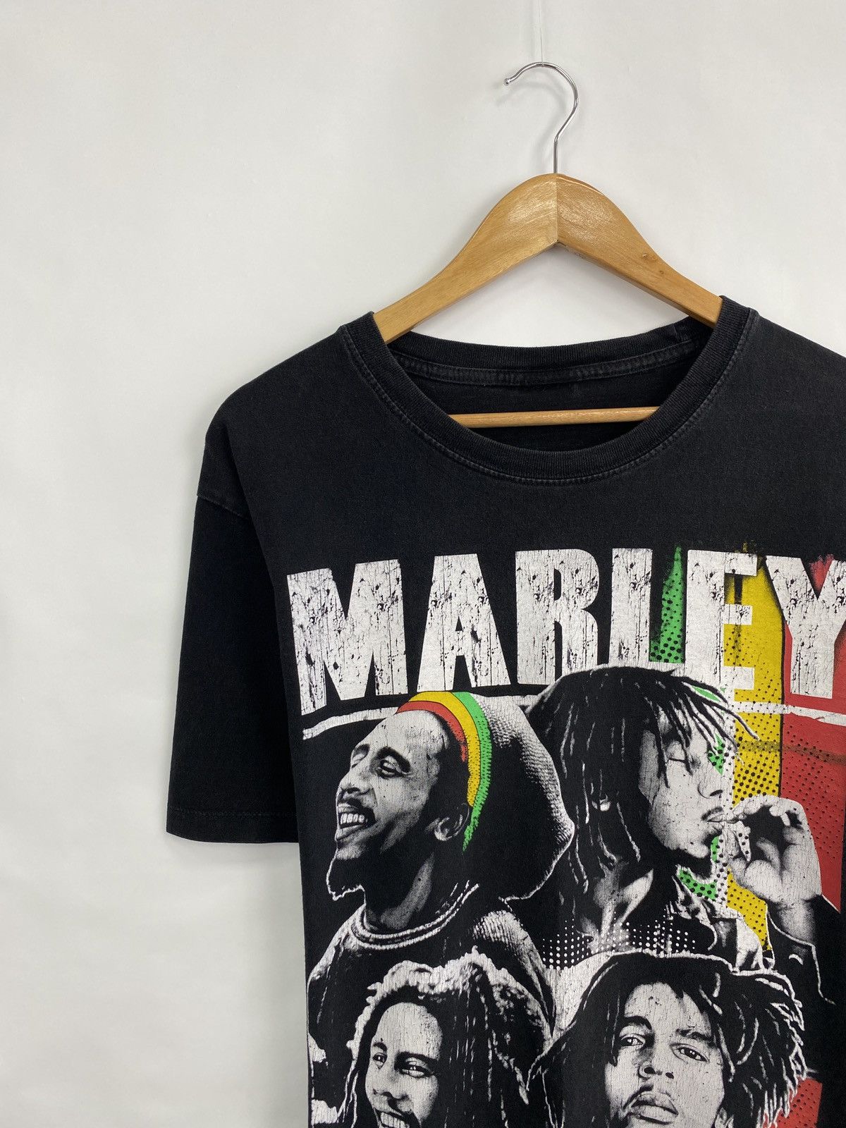 Bob Marley 🇯🇲 Bob Marley The Legend of Reggae Rastafari Haile Selassie Size US L / EU 52-54 / 3 - 2 Thumbnail
