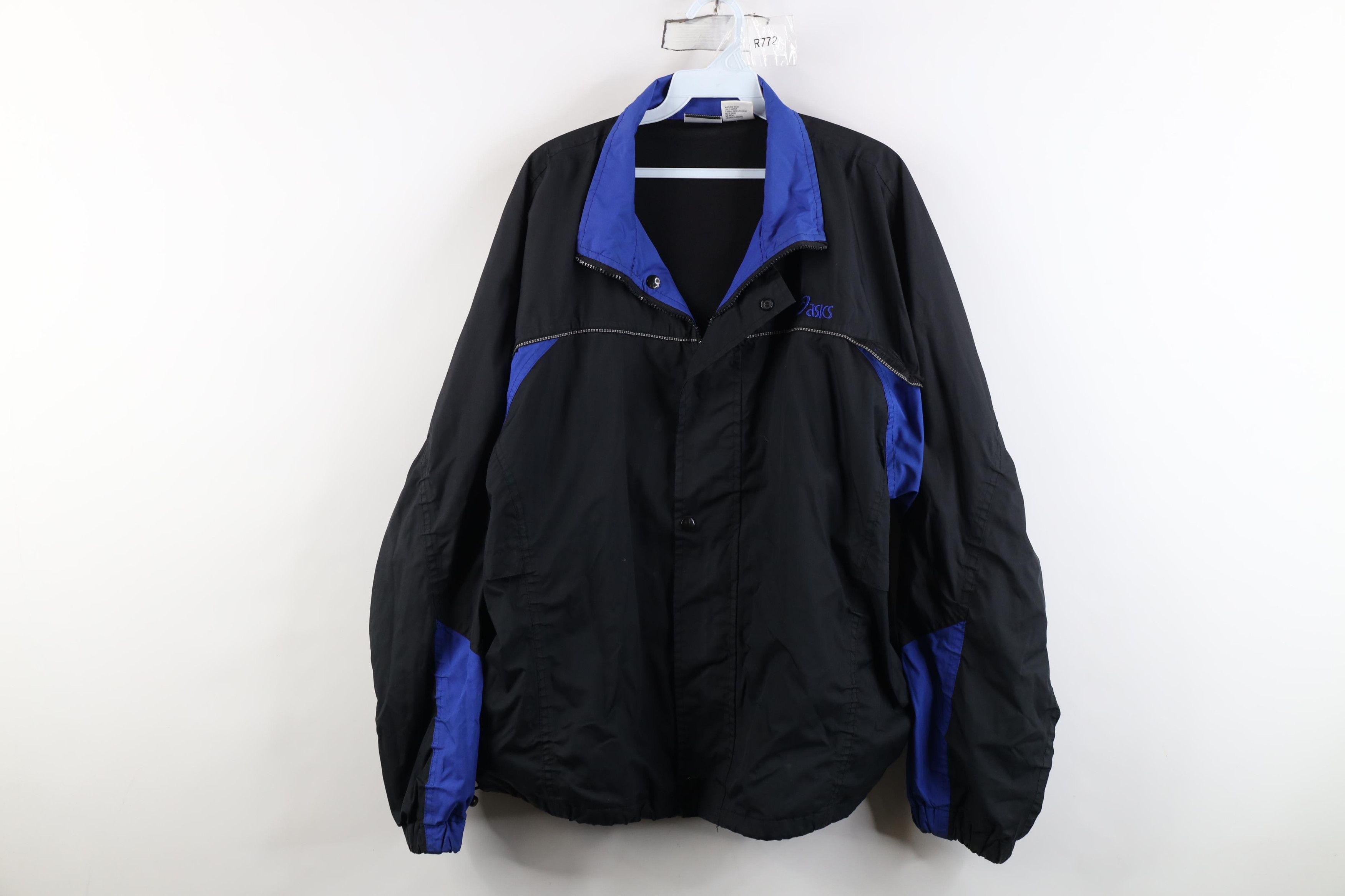 Asics × Japanese Brand × Vintage 90s Asics Japan Windbreaker