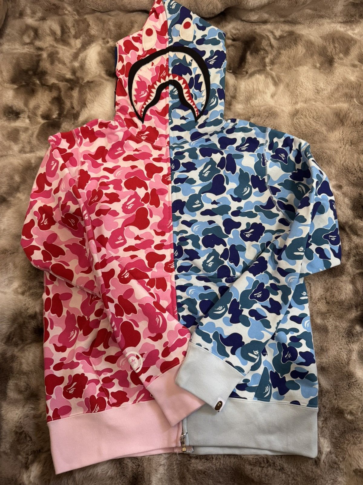 Bape ABC Camo Separate Shark Full Zip Hoodie Size US M / EU 48-50 / 2 - 3 Thumbnail