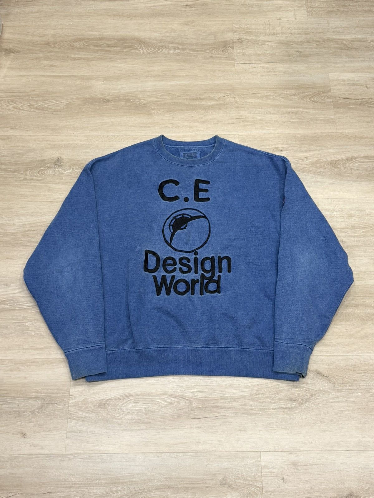 Cav Empt Cav Empt Design World Overdyed Crewneck Sweatshirt Size US XL / EU 56 / 4 - 1 Thumbnail