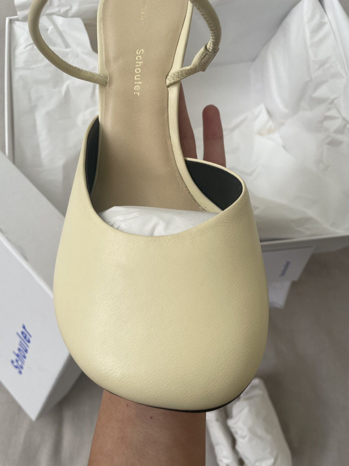 Proenza Schouler Proenza Schouler baby yellow slingback EU 37 Size US 7 / IT 37 - 9 Thumbnail