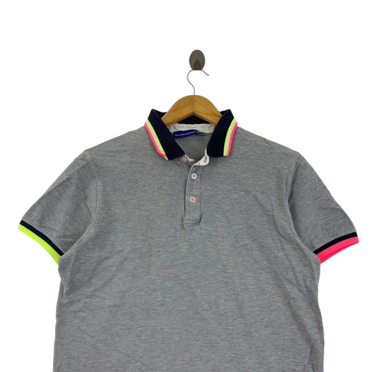 Nazareno Gabrielli Vintage NAZARENO GABRIELLI Twin Tipped Polo Size L / US 10 / IT 46 - 2 Thumbnail