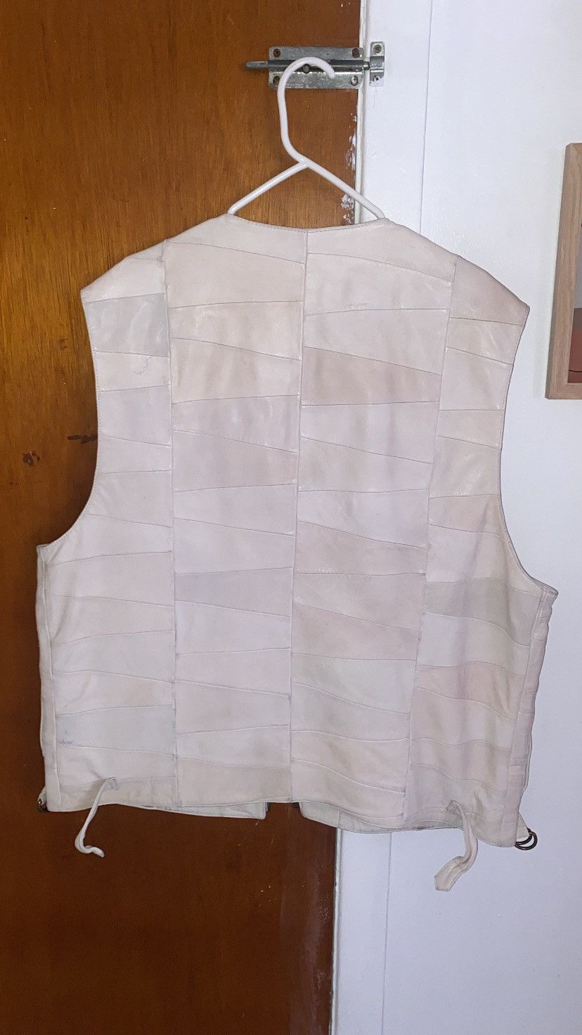 Supreme Supreme Leather Cargo Patchwork Vest SS23 | Grailed