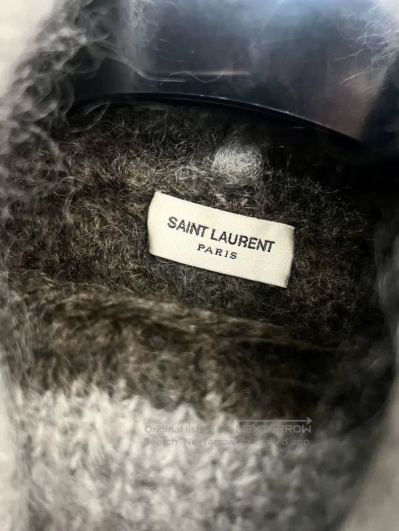 Saint Laurent Paris Saint Laurent Paris Mohair Sweater Size US L / EU 52-54 / 3 - 3 Thumbnail