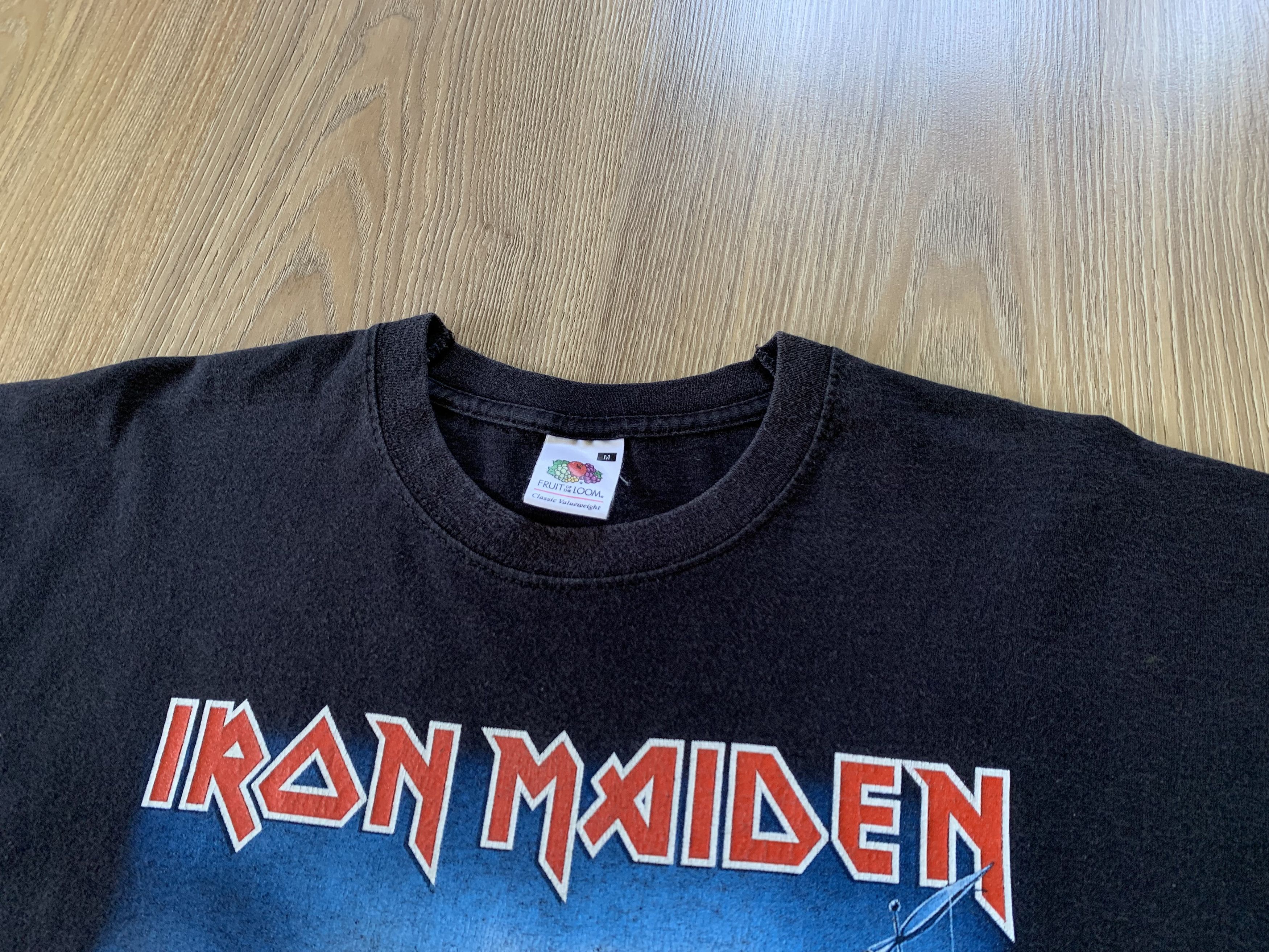 Fruit Of The Loom Vintage Iron Maiden The Trooper Band T Shirt Size US L / EU 52-54 / 3 - 5 Thumbnail