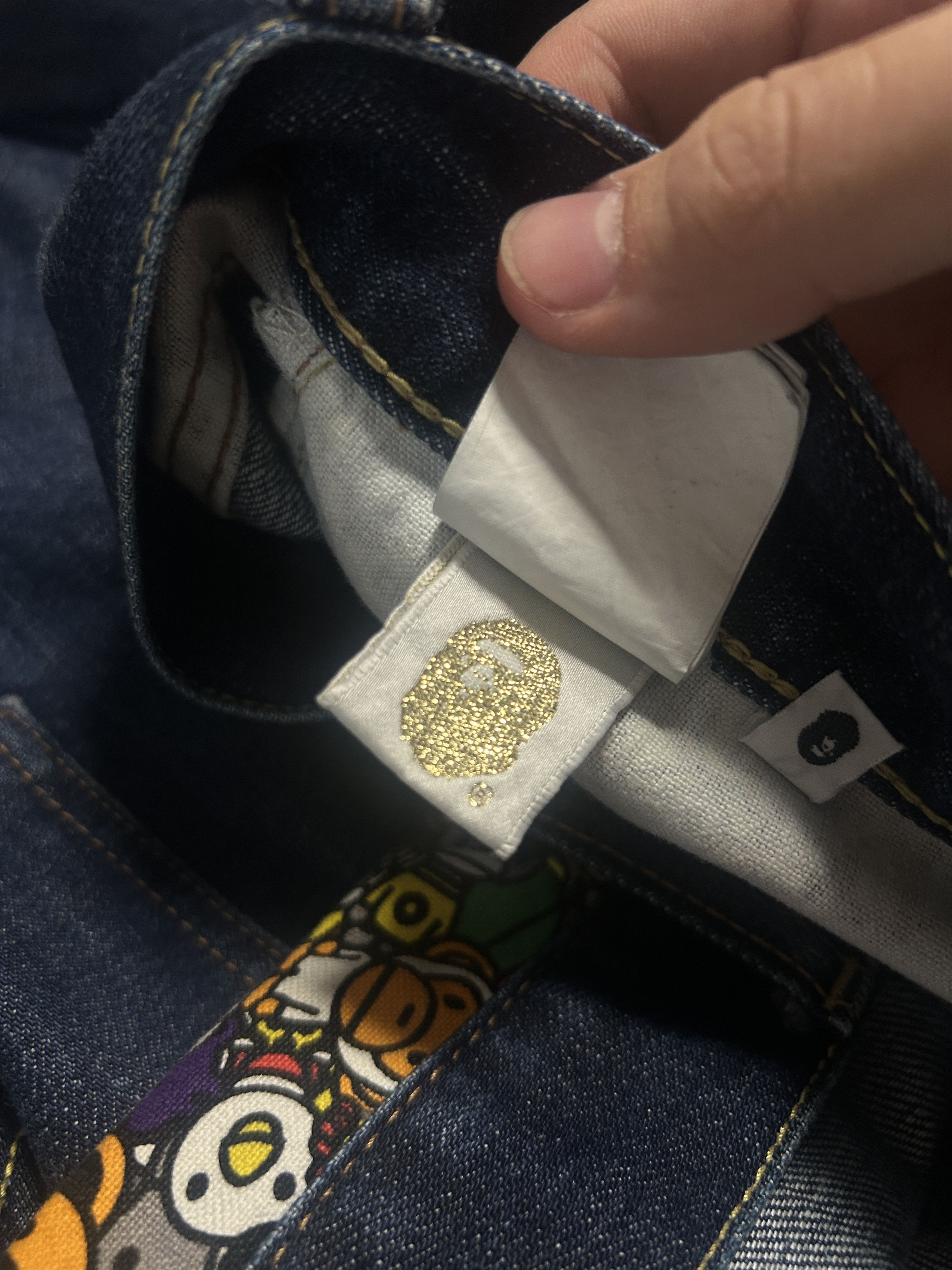 Bape BAPE baby milo safari denim jeans Size US 34 / EU 50 - 9 Thumbnail