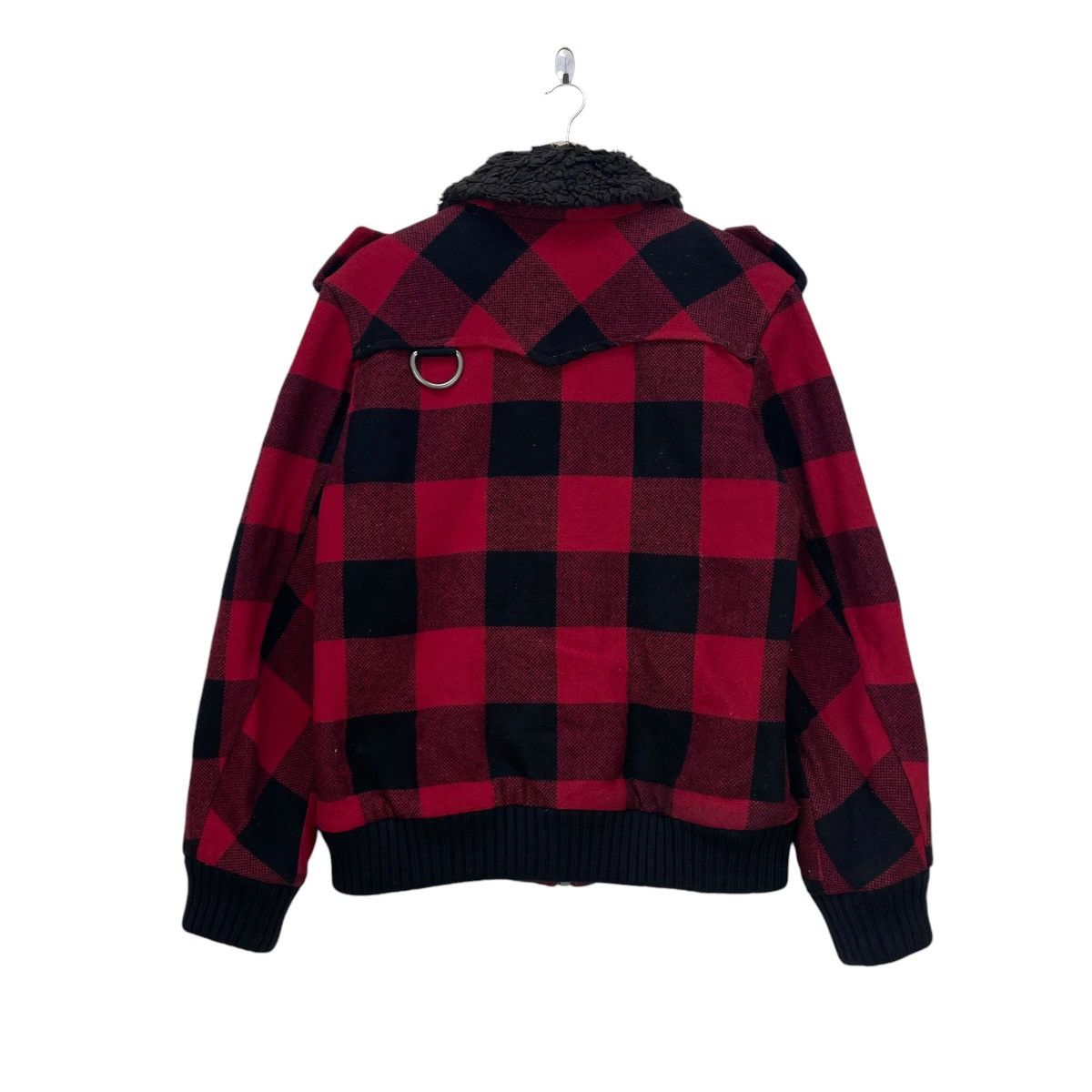 Energie × Le Grande Bleu (L.G.B.) × Sixty 💥Energie Gold X Sixty Fox River Pacth Plaid Shearling Size US L / EU 52-54 / 3 - 4 Thumbnail