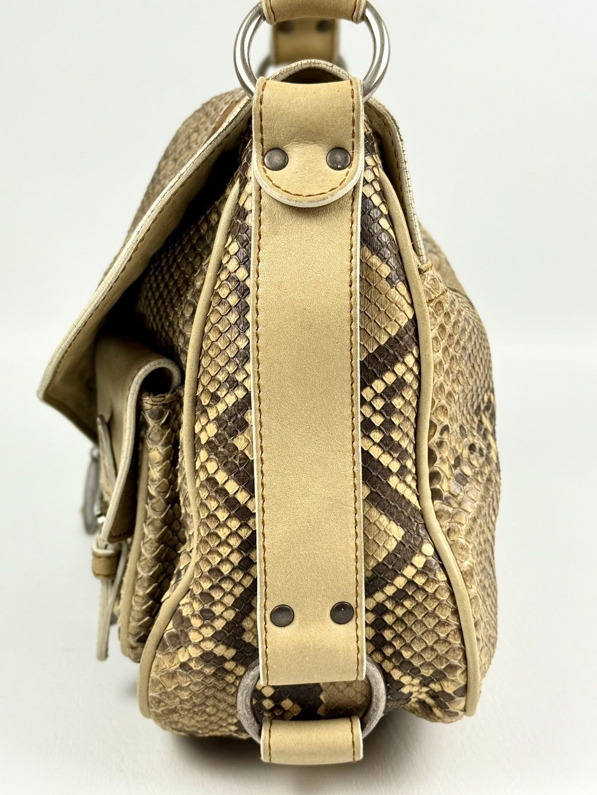 Dior Dior - John Galliano - FW/06 - Python Skin - Saddle Guacho Size ONE SIZE - 11 Thumbnail