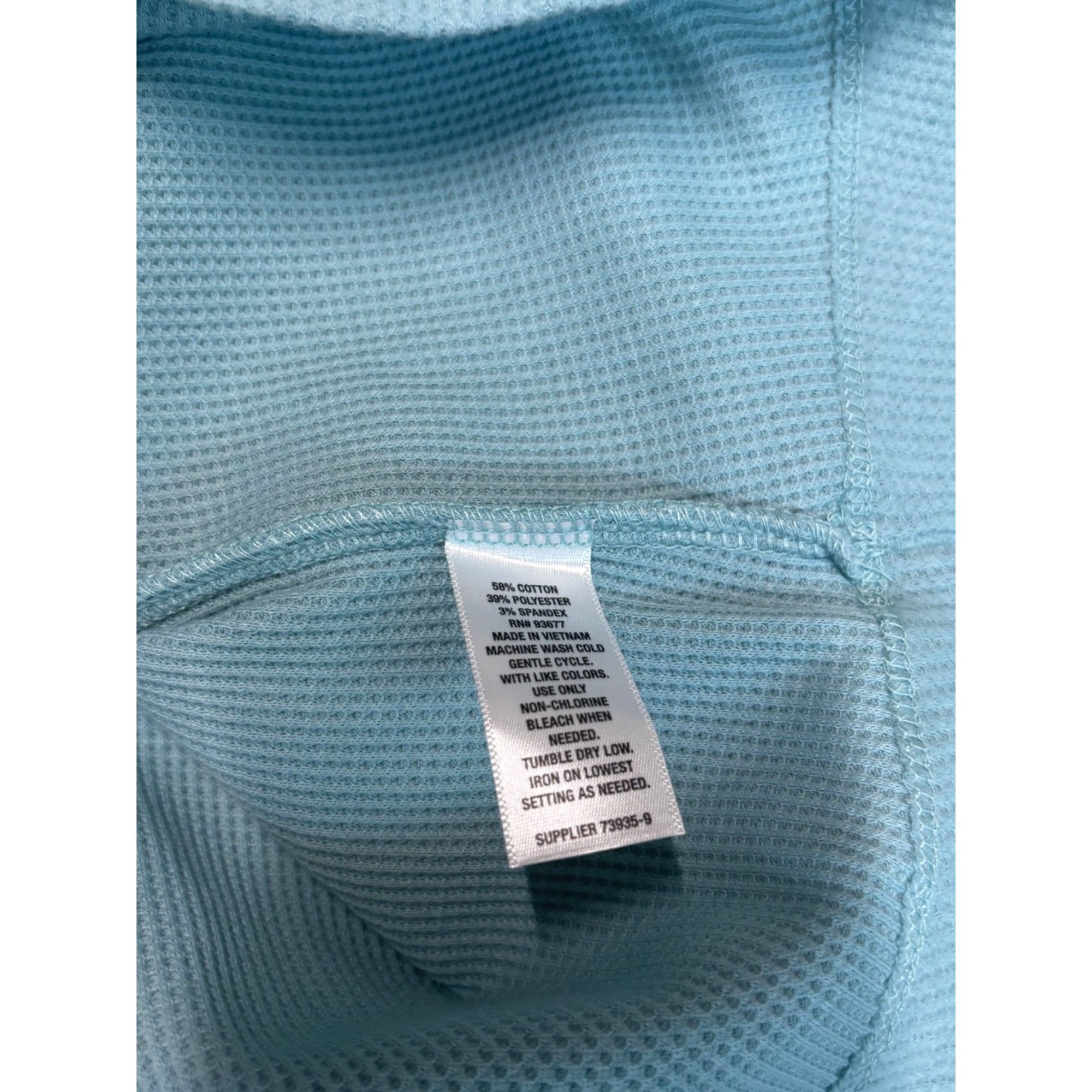 Other a.n.a. Women’s V-neck Thermal Top, Malabar Aqua, M Size M / US 6-8 / IT 42-44 - 6 Thumbnail
