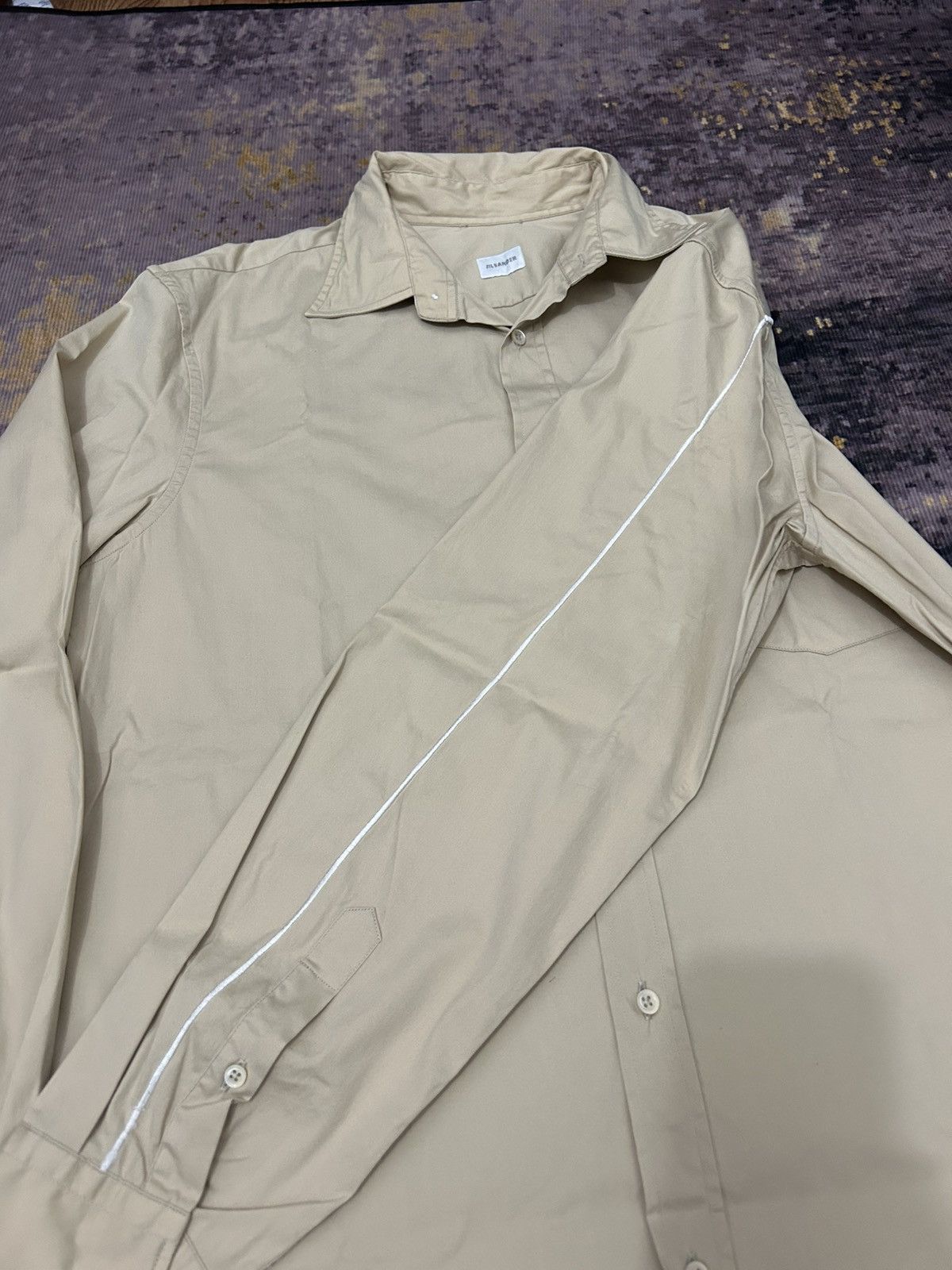 Jil Sander Jil Sander Tailor Made Button Shirt Size US L / EU 52-54 / 3 - 5 Thumbnail