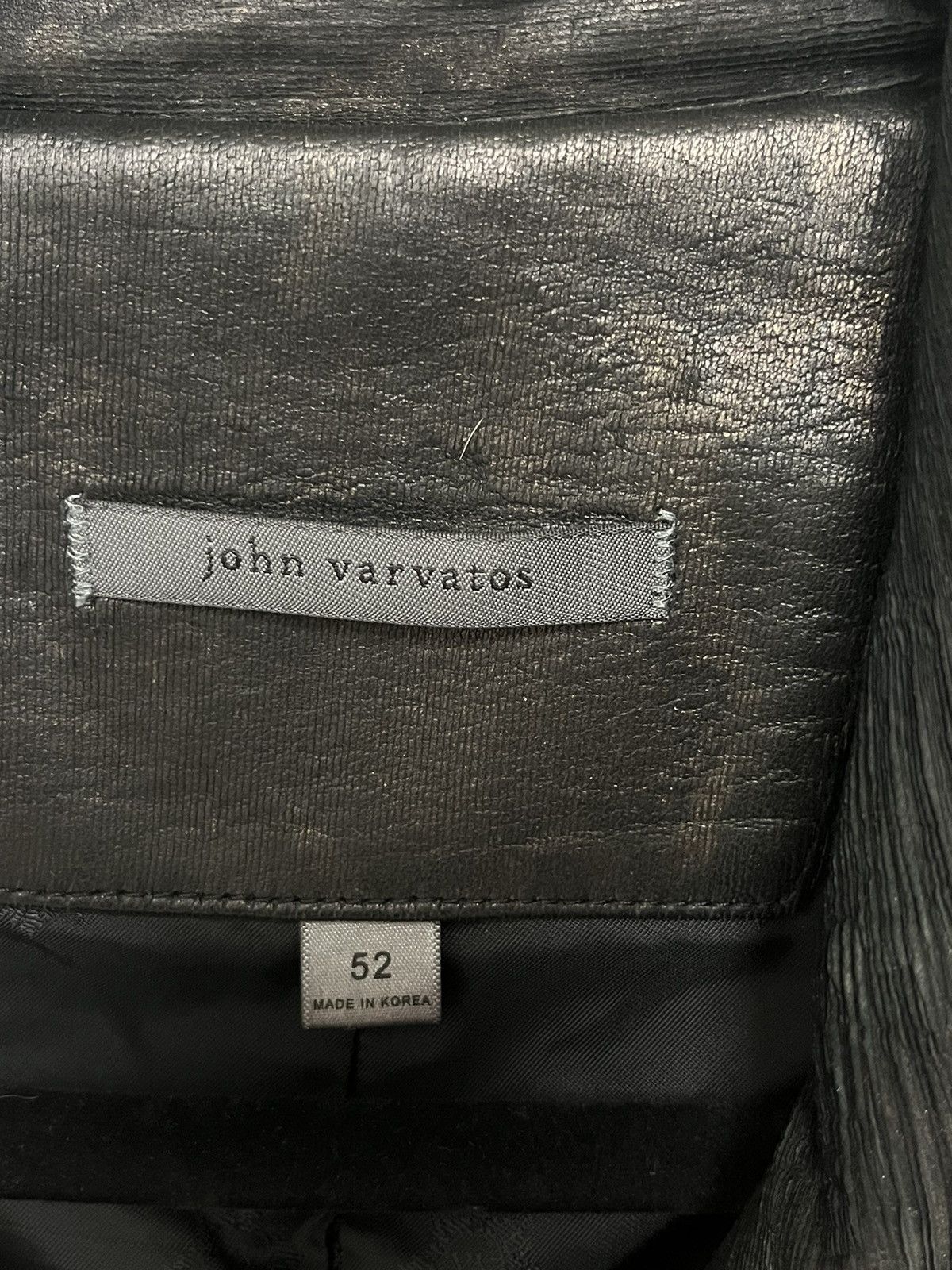 John Varvatos Sheep skin slim fit Moto jacket. 52 Size US L / EU 52-54 / 3 - 9 Thumbnail