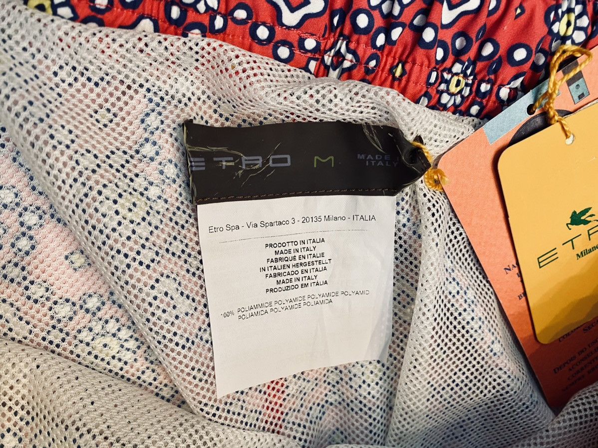 Etro Etro Milano 🇮🇹 Berry Casino Carpet Resort Swim Shorts Med NWT Size US 34 / EU 50 - 2 Thumbnail