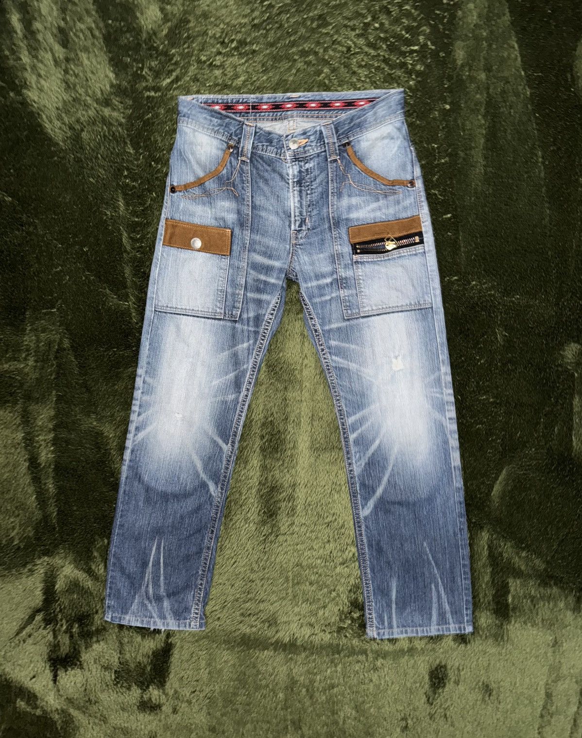 [32] EDWIN Navajo Pocket Detail Denim Pants Made in Japan