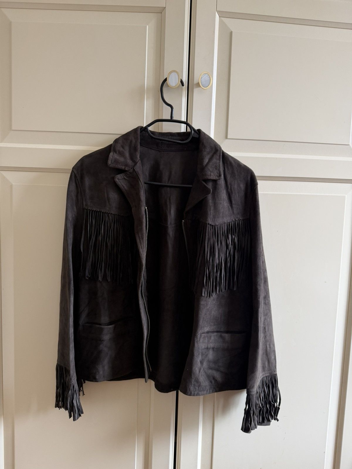 Allsaints All Saints - Suede Western Jacket with fringes Size S / US 4 / IT 40 - 1 Thumbnail