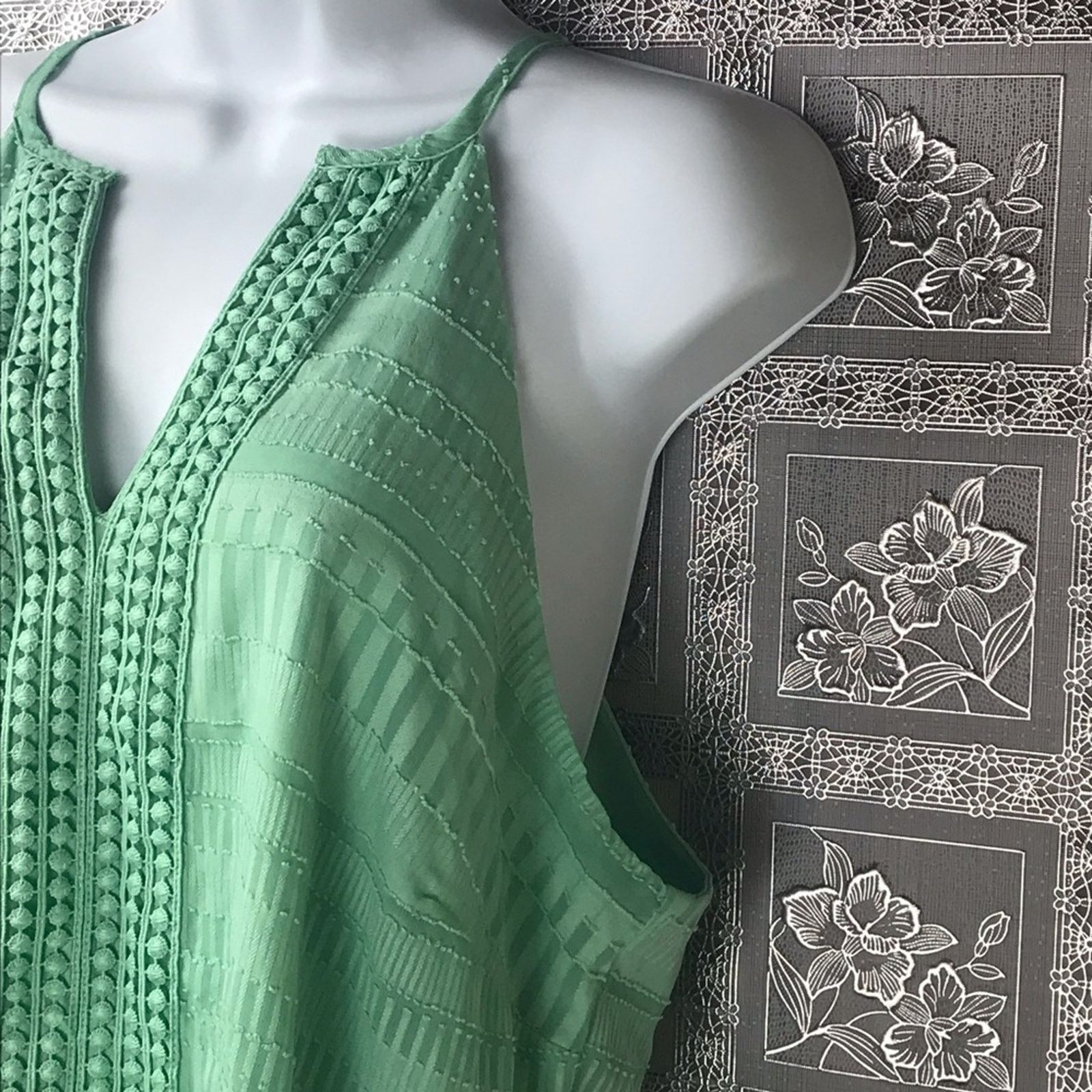 Other 7th Avenue New York & Co Fringe Tribal Tank Top Size L / US 10 / IT 46 - 4 Thumbnail