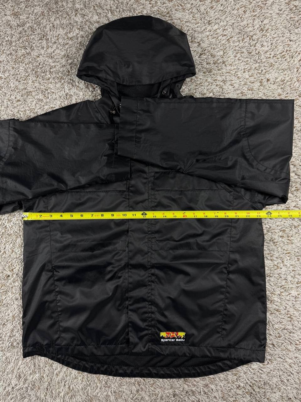 SPENCER BADU SPENCER BADU Black Water-Repellent Full Zip Jacket Size US S / EU 44-46 / 1 - 7 Thumbnail