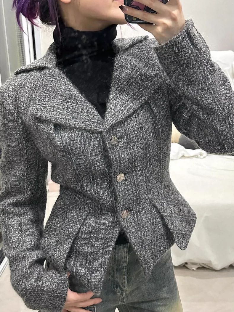 Vivienne Westwood Vivienne Westwood The witch's floral woolen coat Size M / US 6-8 / IT 42-44 - 1 Thumbnail
