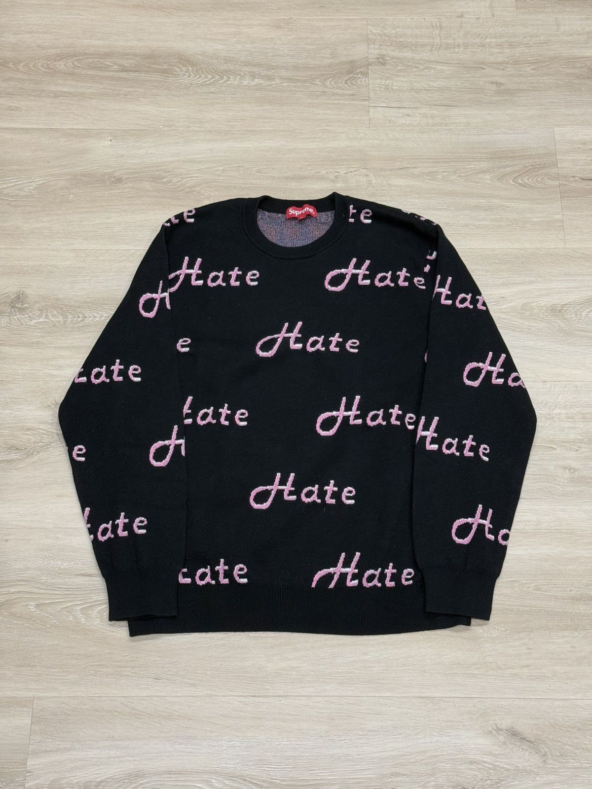 Supreme Supreme Hate Sweater | Grailed