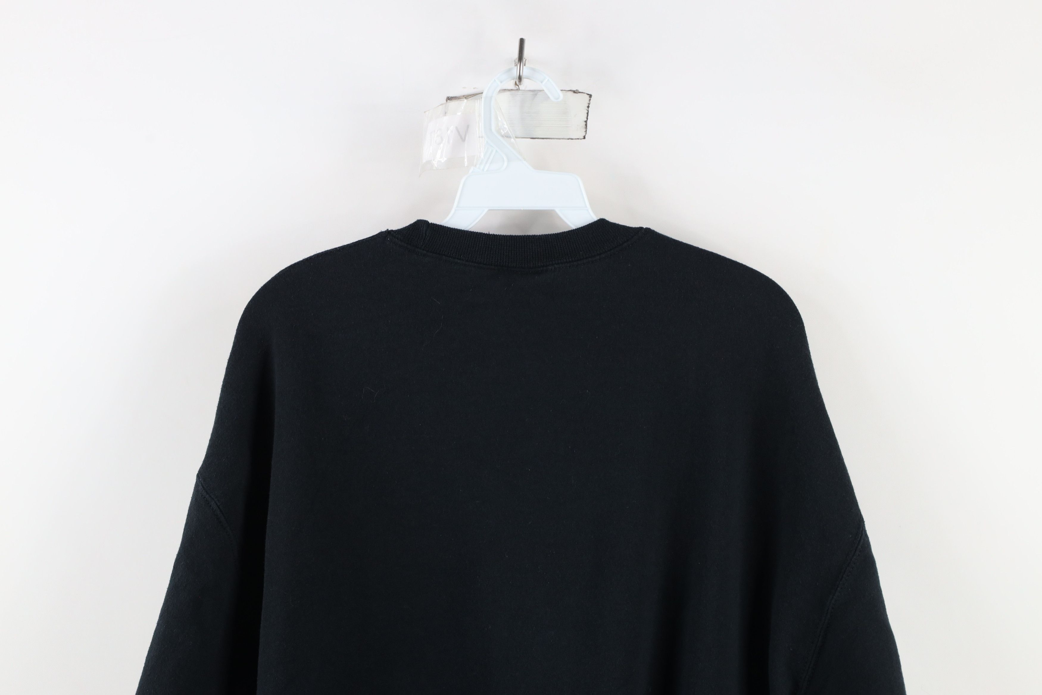 Vintage Vintage 90s Streetwear Halloween Pumpkin Sweatshirt Black Size US L / EU 52-54 / 3 - 10 Thumbnail